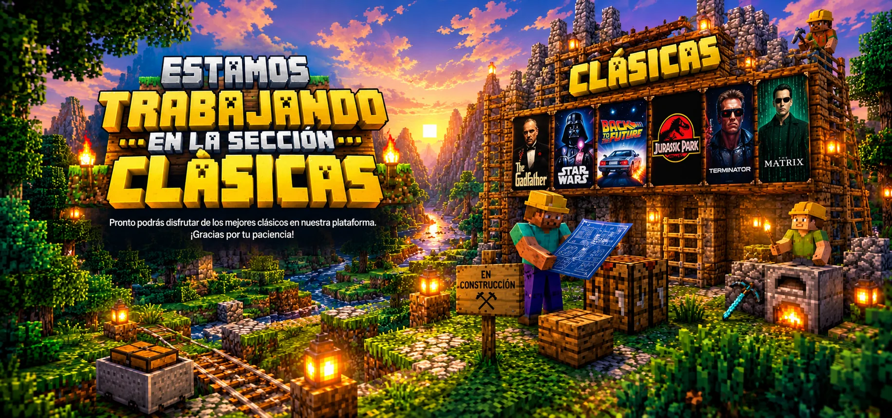 Estamos trabajando en la sección Clásicas. Estará listo muy pronto.